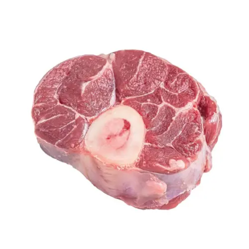 Ossobuco de ternera cortado para venta al por mayor.