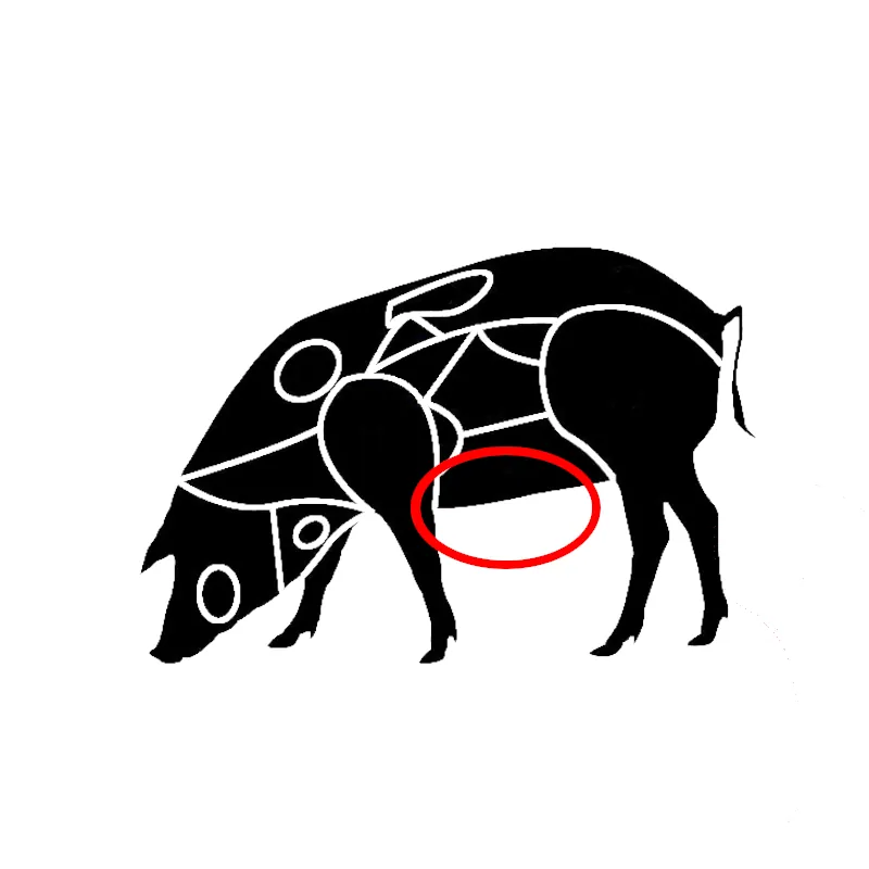 Despiece tocino cerdo al por mayor.
